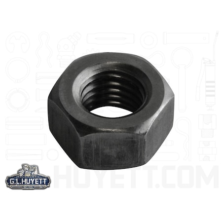 Huyett Hex Nut, 7/8"-14, Carbon Steel, Plain NUTH05-0875-0750LCP